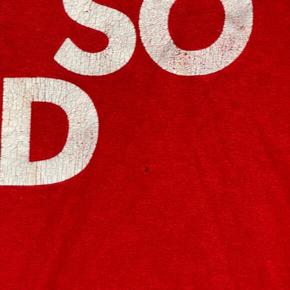 DPCTED “I Would Cuddle You So Hard” Red Graphic Tee, Small Crewneck T - Picture 3 of 6